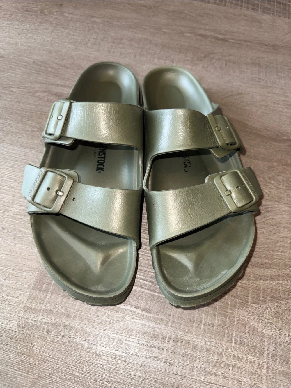 Birkenstock Arizona EVA Sandals Hunter Green Sage Sz Women 10 / Men